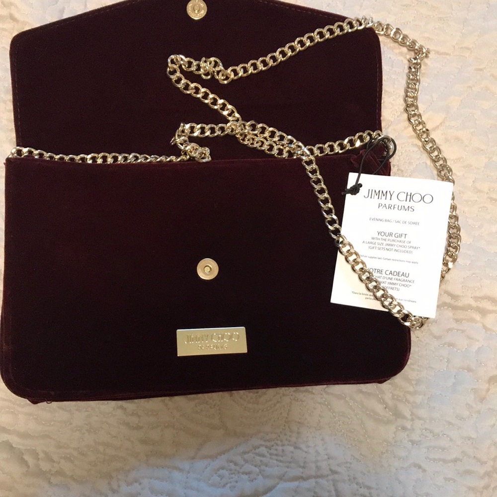 Jimmy Choo suede cross body bag